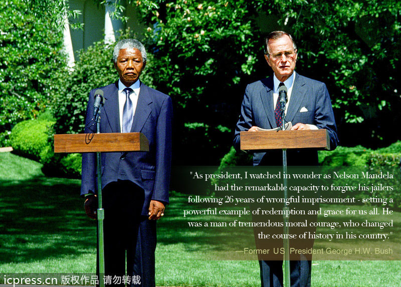 World leaders offer tributes to Nelson Mandela