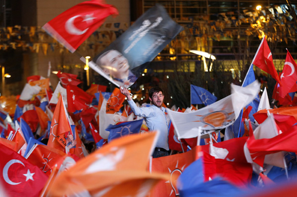 Turkish PM claims victory in local elections
