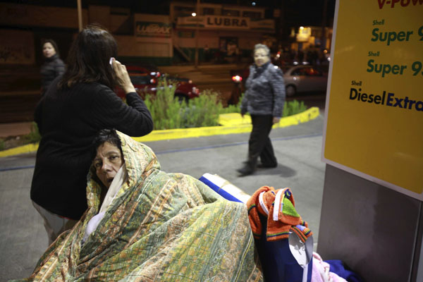 People evacuated after earthquake in Chile