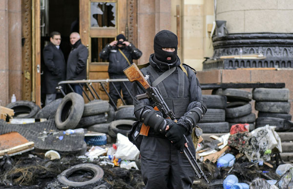 Moscow warns Kiev of 'civil war' in Ukraine