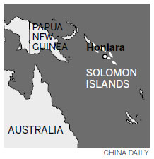 Quakes strike the Solomon Islands