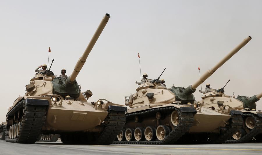 Military drill held in Saudi Arabia