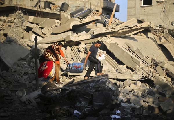 Tensions in Gaza draw int'l concern as Israeli strike continues