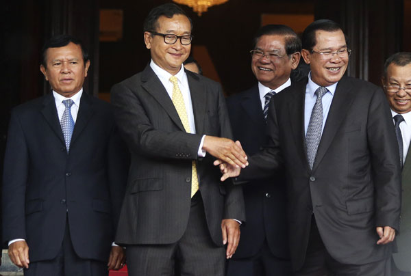 Cambodian opposition agrees to end boycott of parliament
