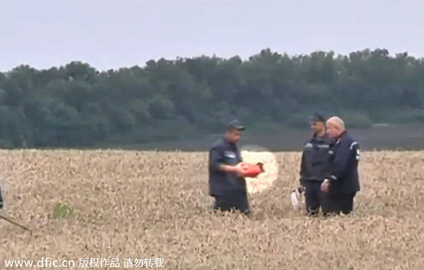 Bodies, black boxes handed over from Ukraine crash site