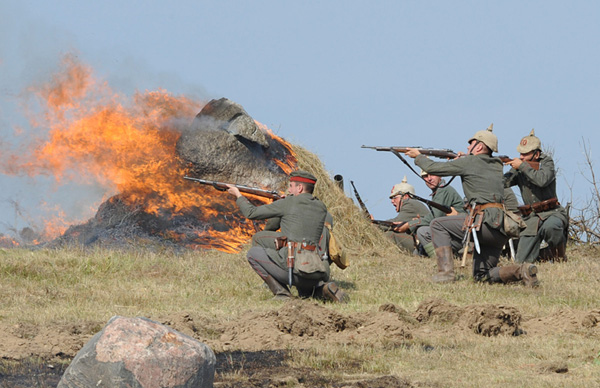 Key World War I battle re-enacted in Poland