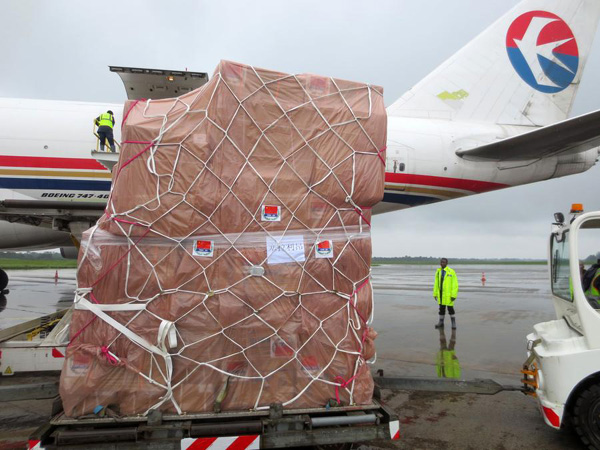 Chinese medical supplies arrive in Sierra Leone