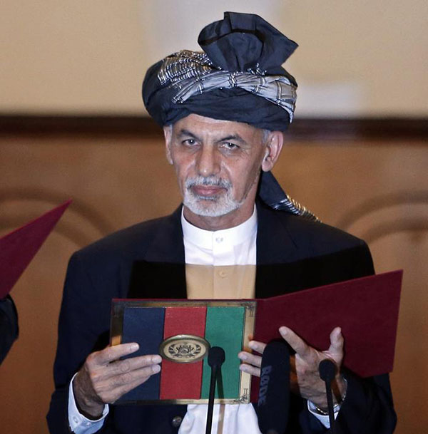 New Afghan president heads to China