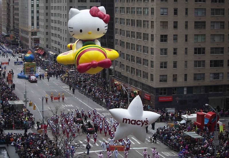 Thanksgiving Day Parade colors New York