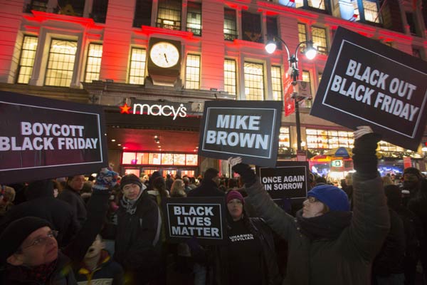 Protesters target Black Friday sales in Ferguson