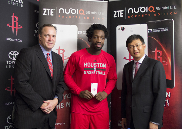 ZTE, NBA team partners in business, charity