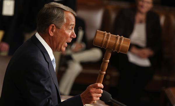 Boehner re-elected US House speaker