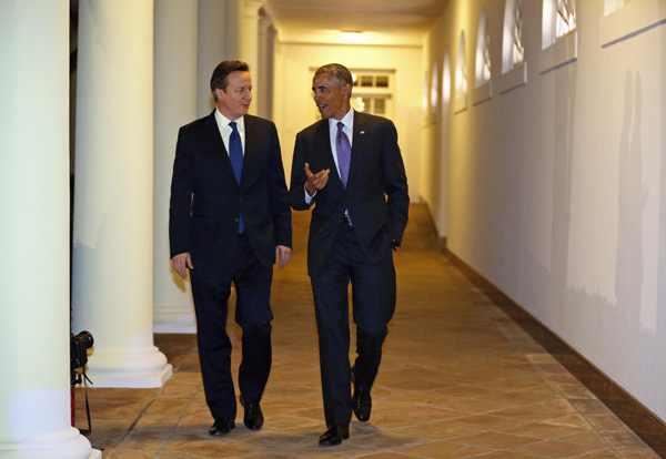 Obama hosting UK's David Cameron for working dinner