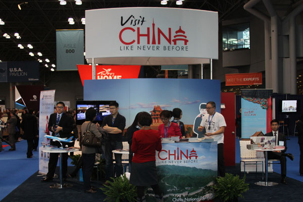 China goes after US tourists at NY trade show