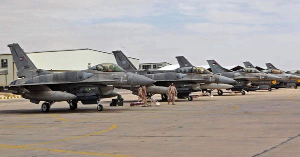 UAE F-16 in Jordan bomb IS targets