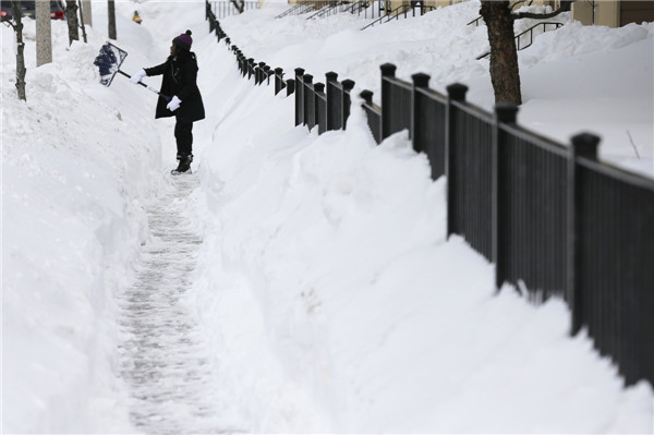 US Northeast digs out from latest winter storm