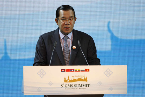Work on Cambodia's mega-dam not to start until 2018: PM