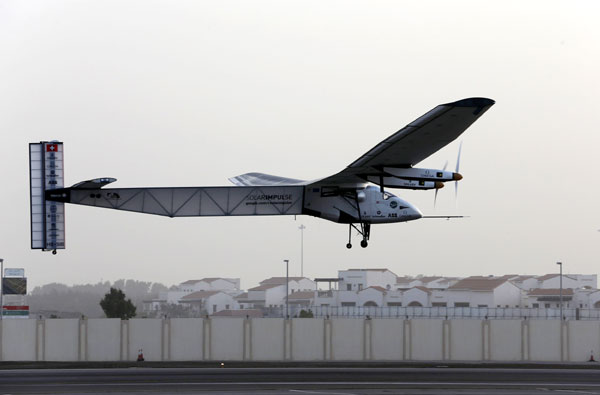 Solar Impulse is go from Abu Dhabi
