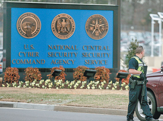 Two shot as vehicle tries to ram NSA gate