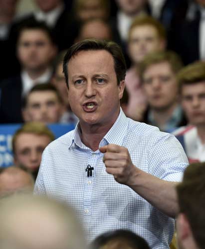 UK's Cameron on track to return to power as PM - exit poll