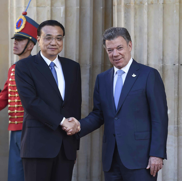 Li: 'Great potential' for Sino-Colombian ties