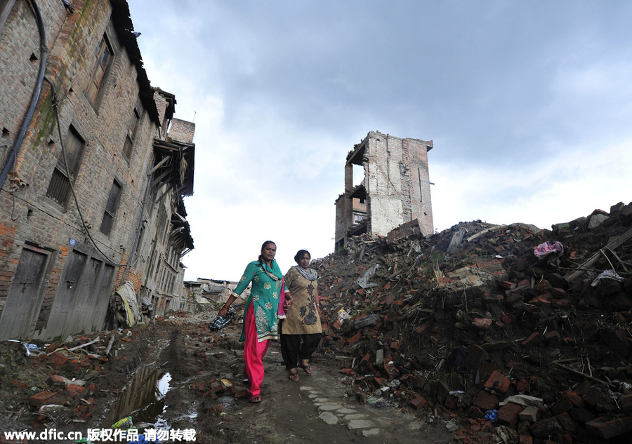 Hope of rebuild felt in Nepal three months after earthquake