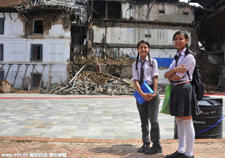Hope of rebuild felt in Nepal three months after earthquake