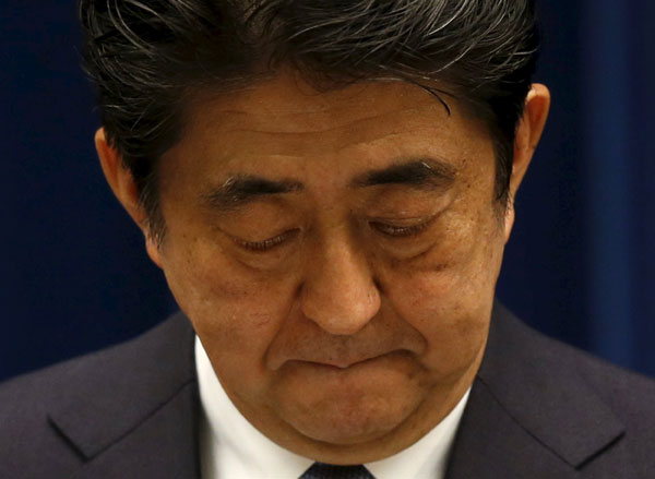 Abe says Japan's future generations unnecessary to keep apologizing for wartime atrocities