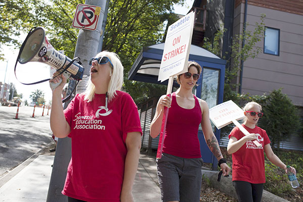 Seattle schools shut for 2nd day in teachers strike over pay, hours