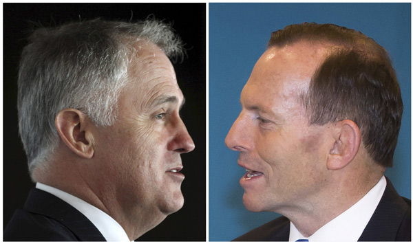 Australian minister Turnbull announces leadership challenge to PM