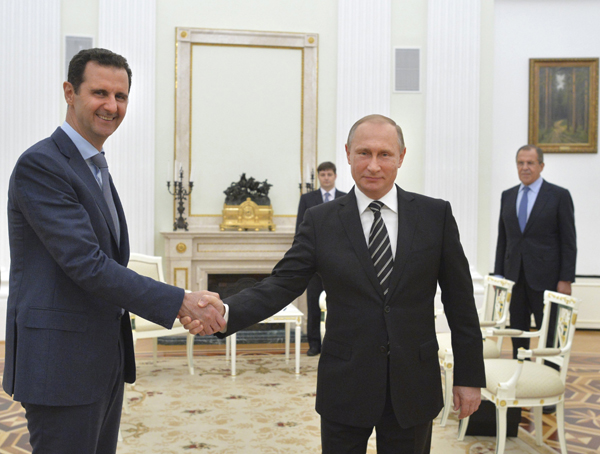 Russia's intervention curbs terrorism expansion in Syria: Assad