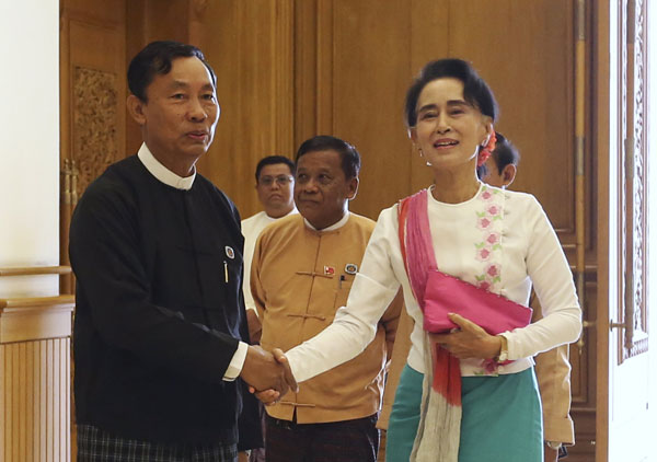 Myanmar opposition leader, parliament speaker agree on national reconciliation