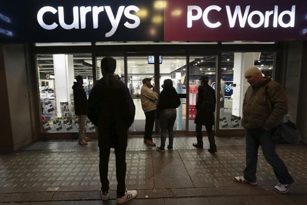 Black Friday focus goes online as Britons hunt bargains