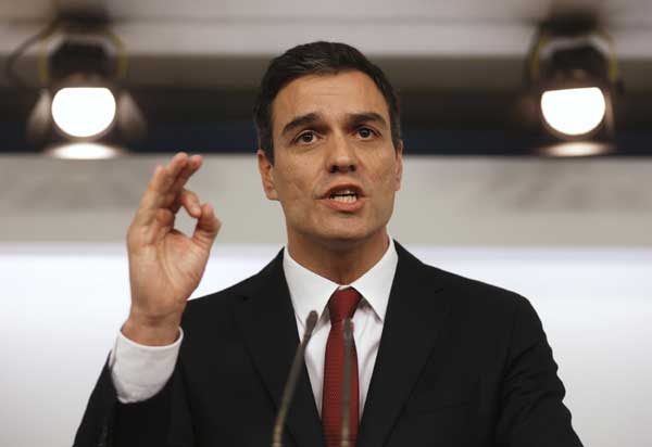 Spanish Socialist leader insists no support for Rajoy