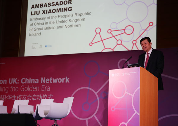 'Grow people' for long-term China-UK relations: Chinese ambassador