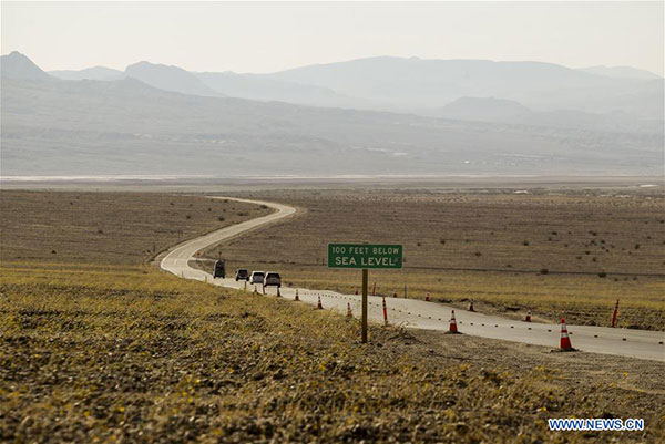 Scenery of Death Valley National Park in United States