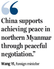 Peace pledge delivered to Myanmar
