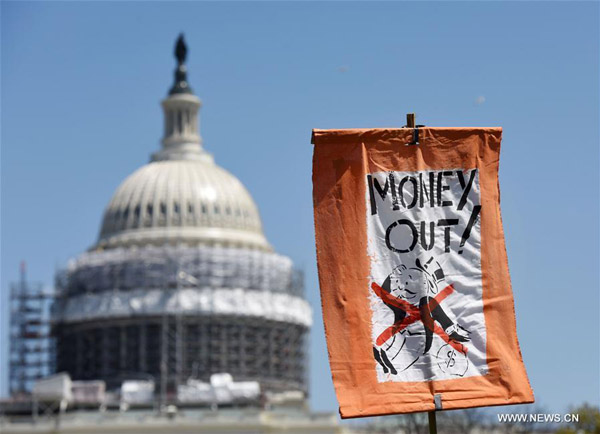 US voters' anger over big money in politics mounts as presidential campaign intensifies
