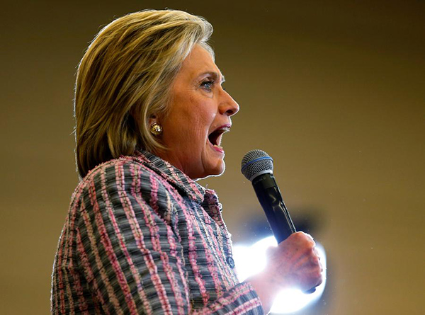 California or bust? Clinton hopes to strike gold in pivotal vote
