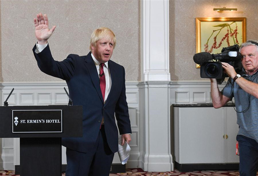 Theresa May among British PM hopefuls, Boris Johnson pulls out
