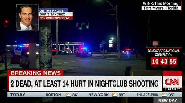 Shooting at Florida nightclub leaves 2 dead, up to 16 wounded