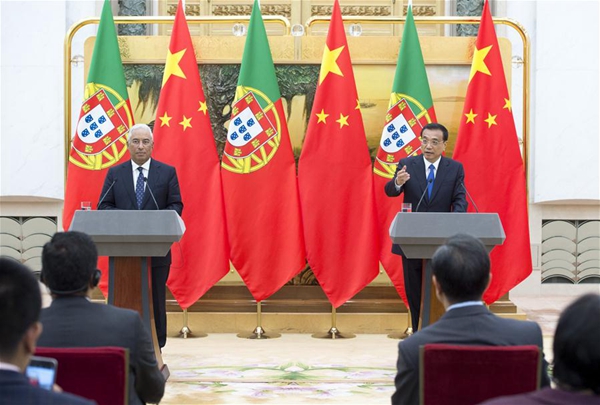 China, Portugal pledge to upgrade economic cooperation