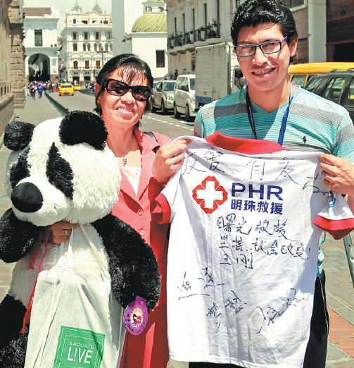 Chinese assistance gives earthquake victim chance to walk again