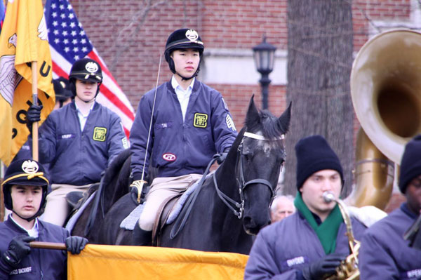 Chinese rider to lead troop in DC parade