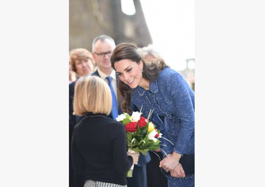 Duchess of Cambridge opens center for families of seriously ill children
