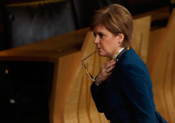 Scotland's leader seeks new independence referendum