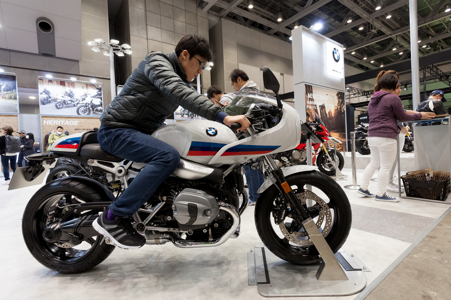 Motorcycles dazzle at exhibition in Tokyo