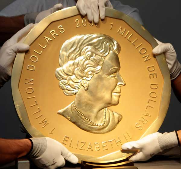 Gold coin worth $4 mln stolen from Berlin museum