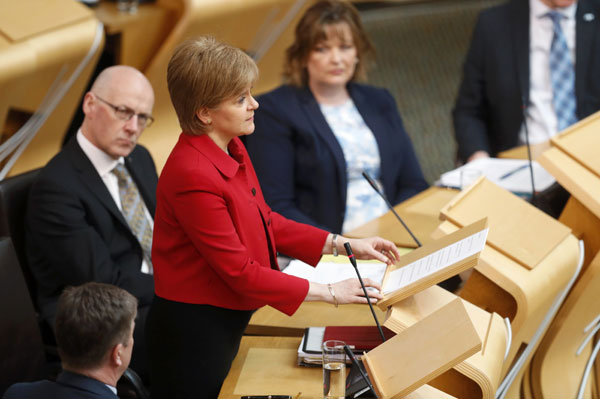 Scotland makes formal request for second independence referendum