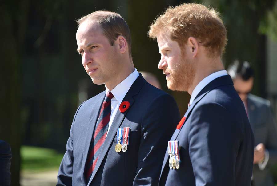 British royals and Canadian PM pay tribute to fallen soldiers in WWI
